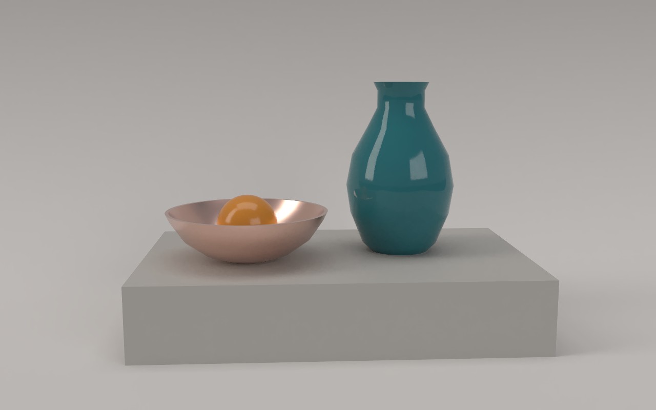 The still life in the neutral studio