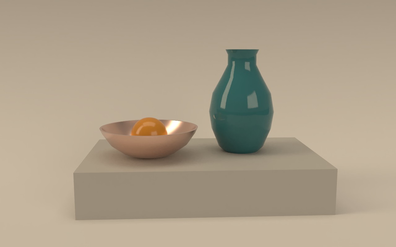 The still life with a warm white balance